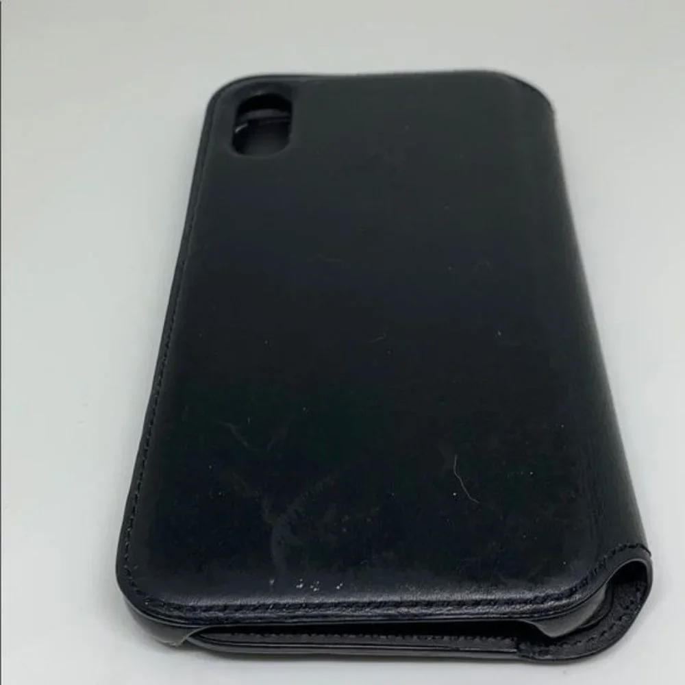 Apple iPhone X Genuine Leather Folio Case - Picture 3 of 5